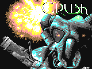 Crush Crumble & Chop title screen for Commodore 64